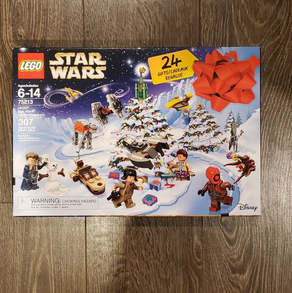Star Wars 🌟 LEGO Advent Calendar 307 pieces 24 days of fun -Brand New- Sealed